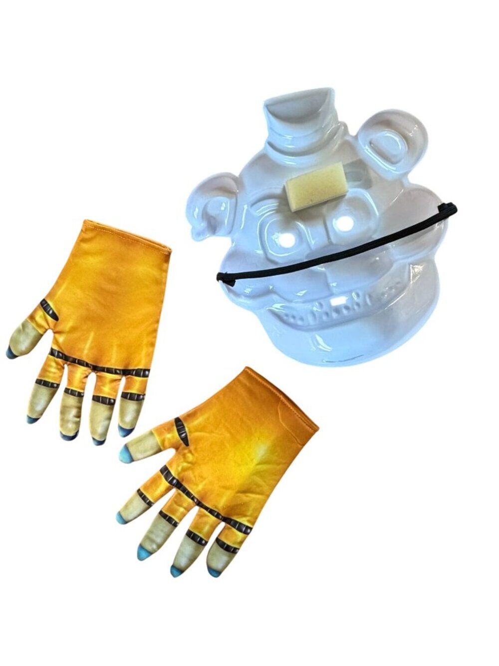 Spirit Halloween Five Nights at Freddy's Glamrock Freddy Child costume Sz 12/14 - Picture 4 of 13